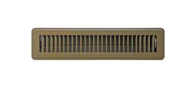 Accord Ventilation Abfrbr214 Louvered Floor Register 2x14 Brown At