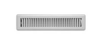 Accord Ventilation Abfrwh214 Louvered Floor Register 2x14 White At
