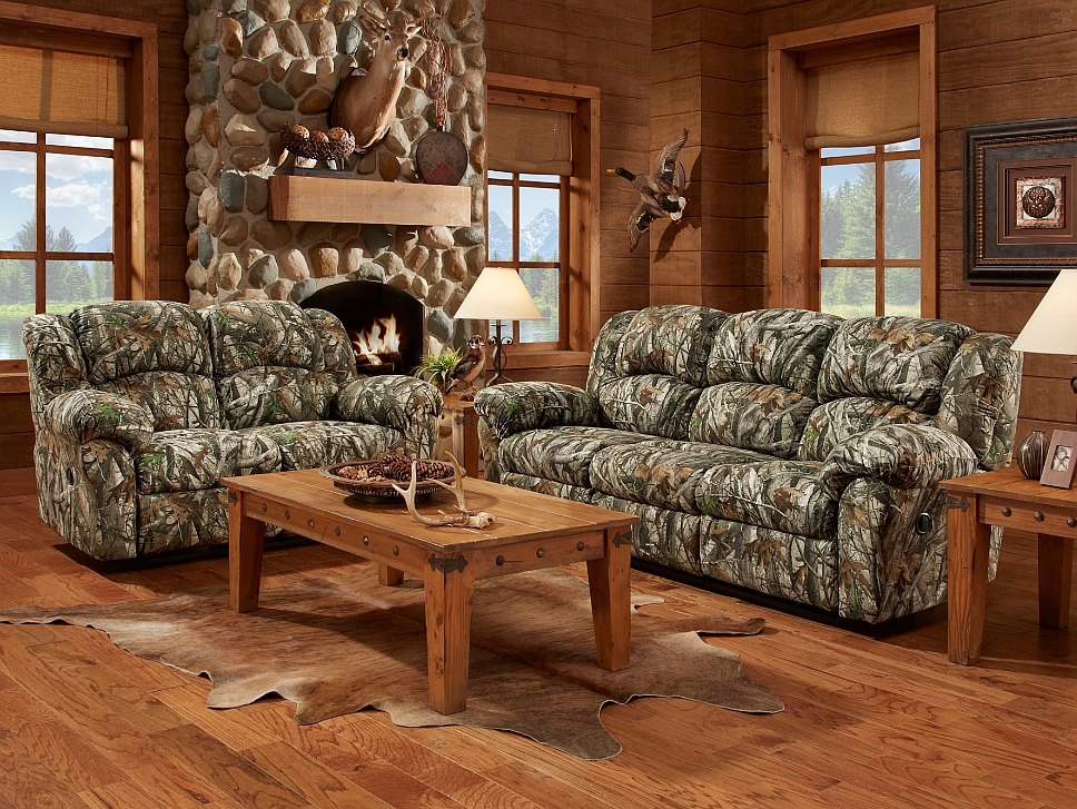 Reclining Sofa In Next Camo