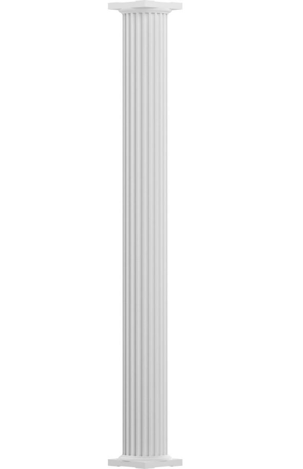 AFCO 008AC0608 8Inch X 8Foot White Round Column at Sutherlands