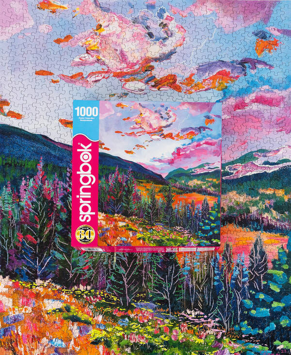 springbok 3311261 Rocky Mountain Twilight 1000 Piece Jigsaw Puzzle at