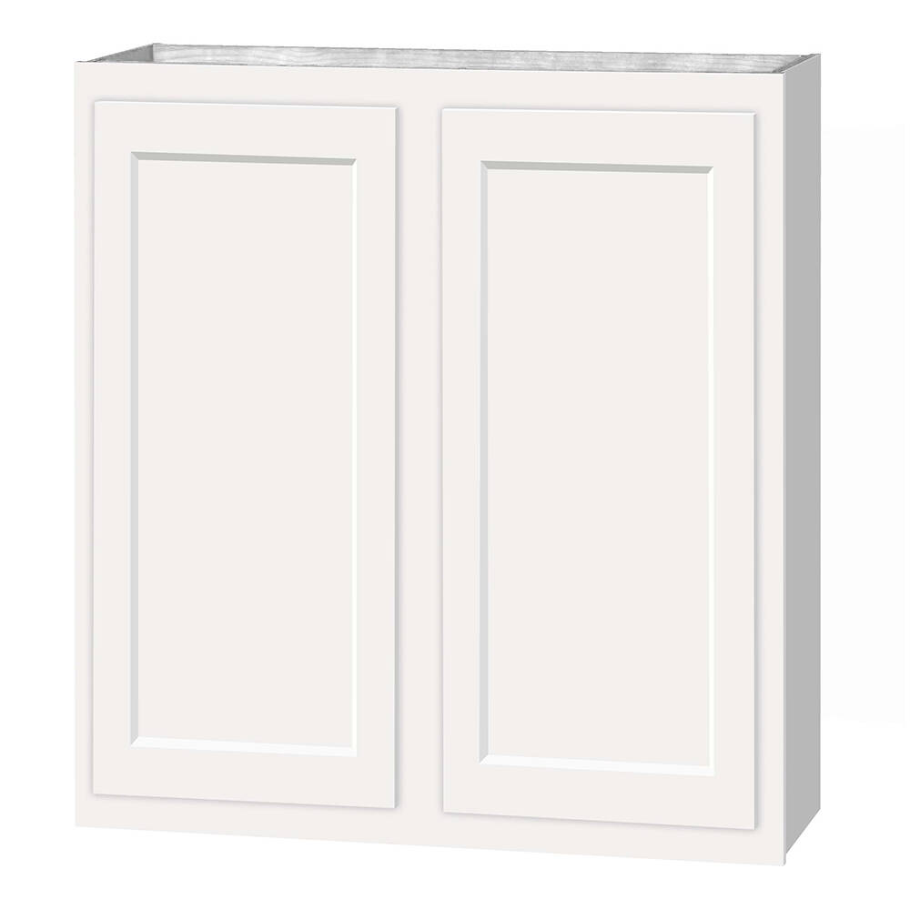 Kitchen Kompact 30W 30 x 30 x 12-Inch Dwhite Painted White Wall Cabinet