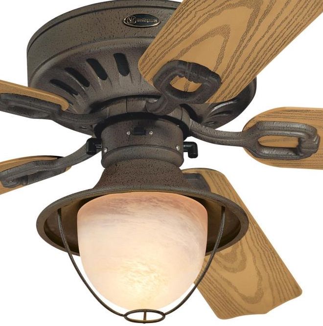 Hunter Fan 52 Inch Casual Matte Black Ceiling Fan With LED Light Kit And Remote