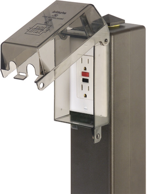 Arlington GP19G1 191/2Inch GardNPost Outdoor Light Fixture Support