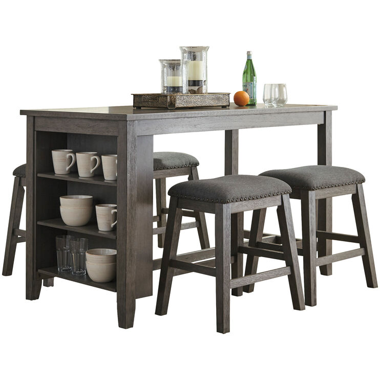 Signature Design By Ashley D388 113, Caitbrook Counter Height Dining Room Table And Bar Stools Set Of 3