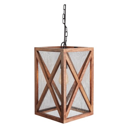 jodene wood pendant light