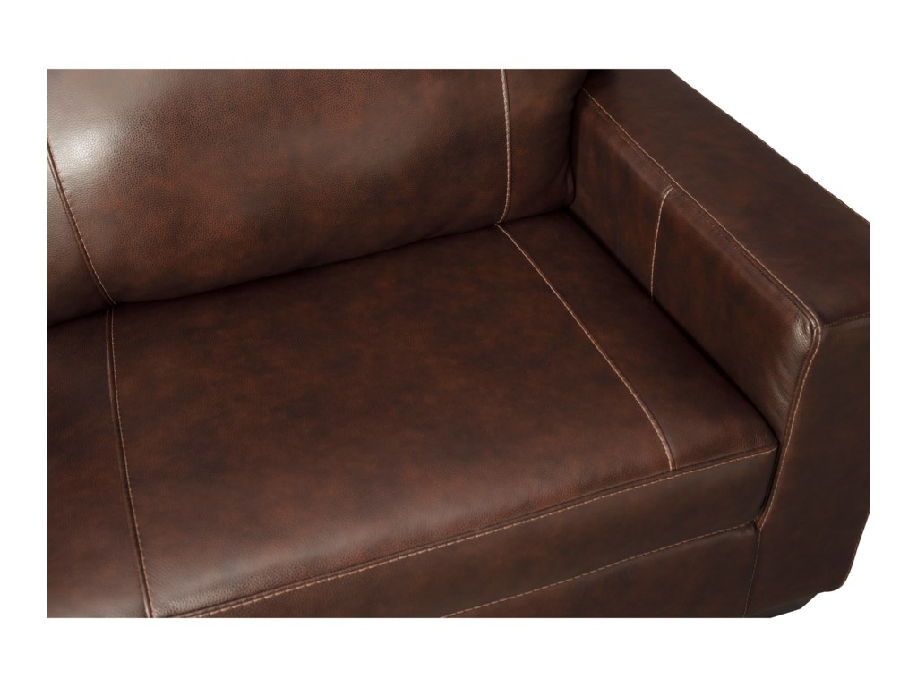 Signature Design By Ashley 3450220 Morelos Chocolate Leather Chair at