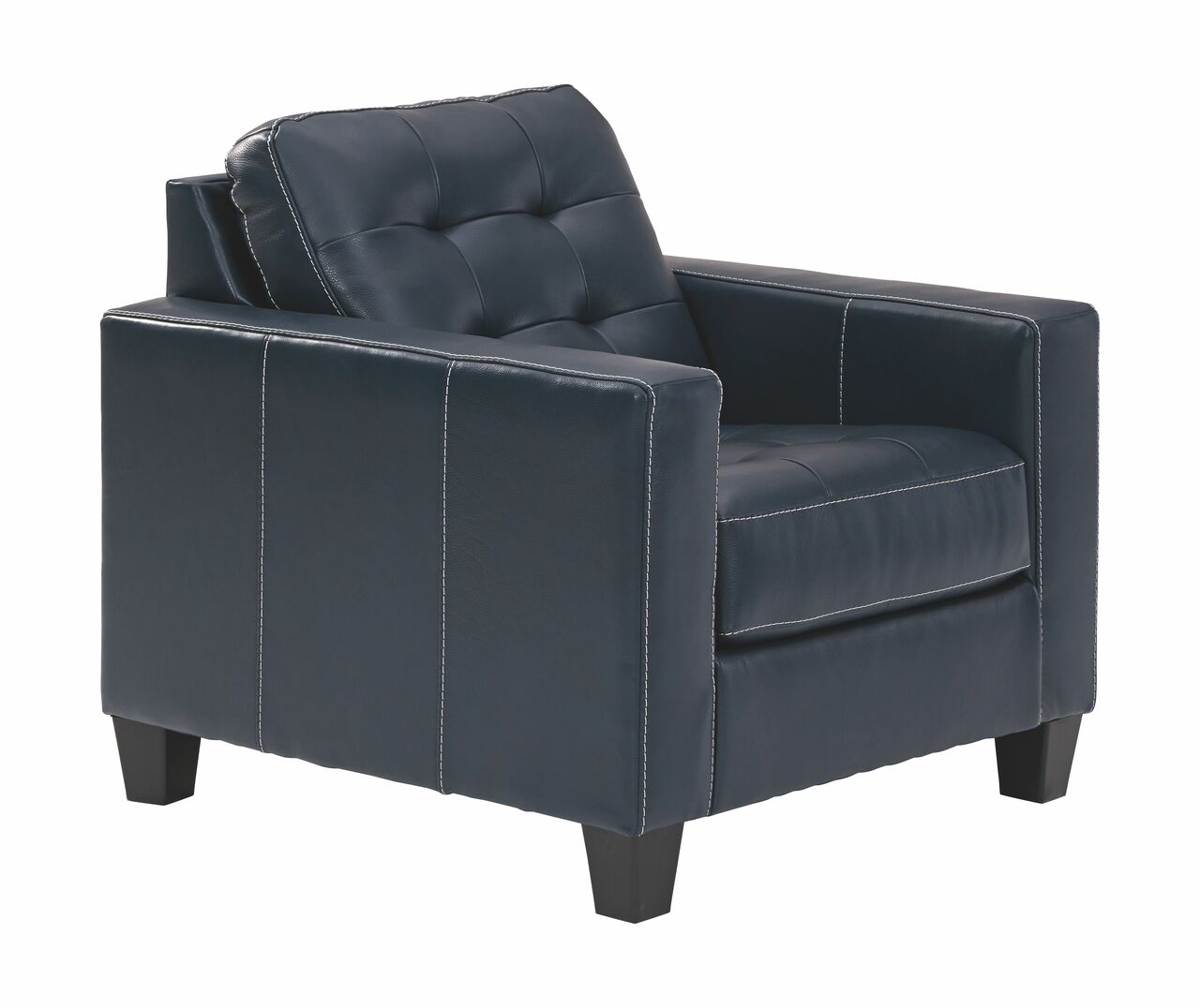 Signature Design By Ashley 8750320 Altonbury Blue Leather Chair At 