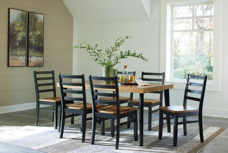 Signature Design By Ashley® D413-425 Blondon Dining Room Table Set ...