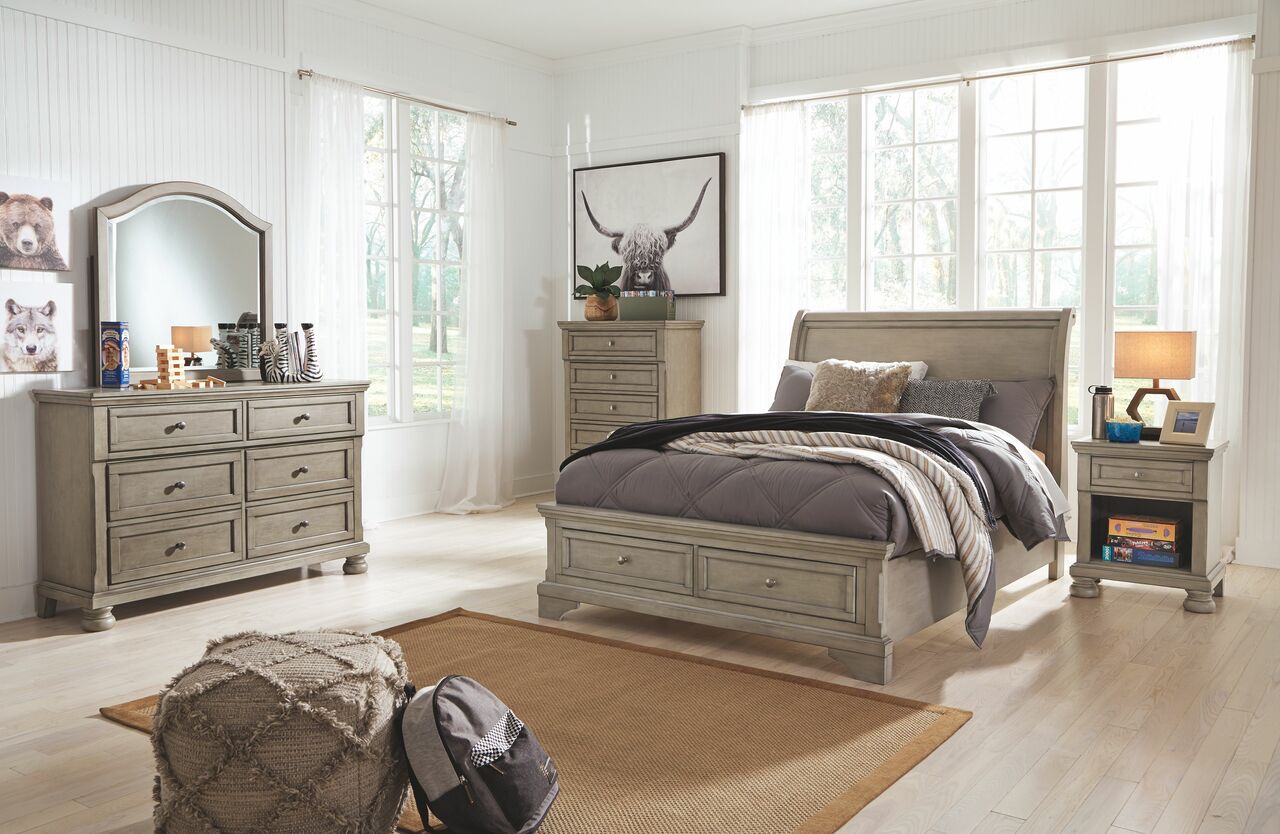 Signature Design By Ashley B73391 Lettner Light Gray 1Drawer