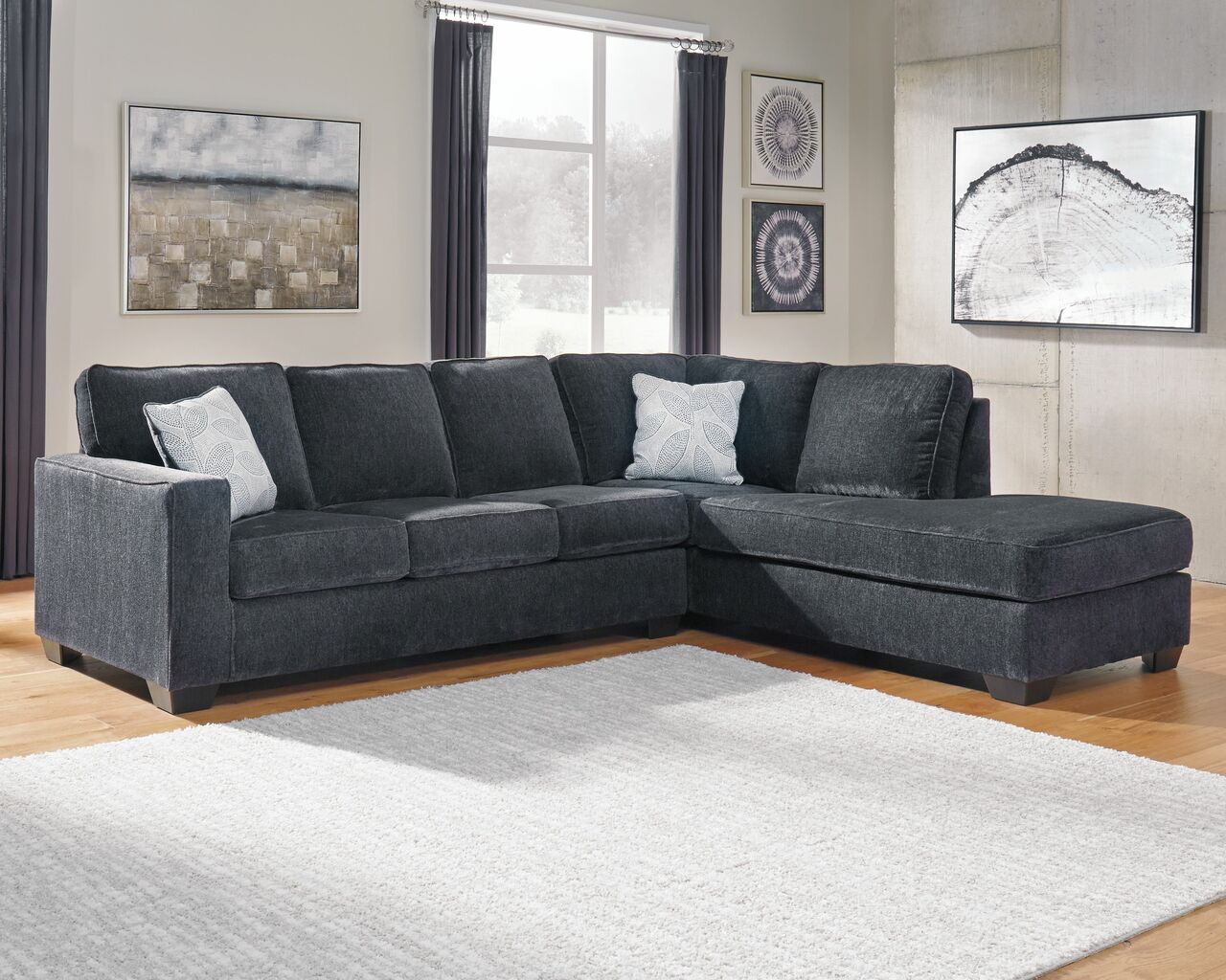 Signature Design By Ashley® 8721317/66 Altari Slate 2-Piece