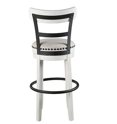 Signature Design By Ashley D546-530 42-Inch Valebeck White Bar Height ...