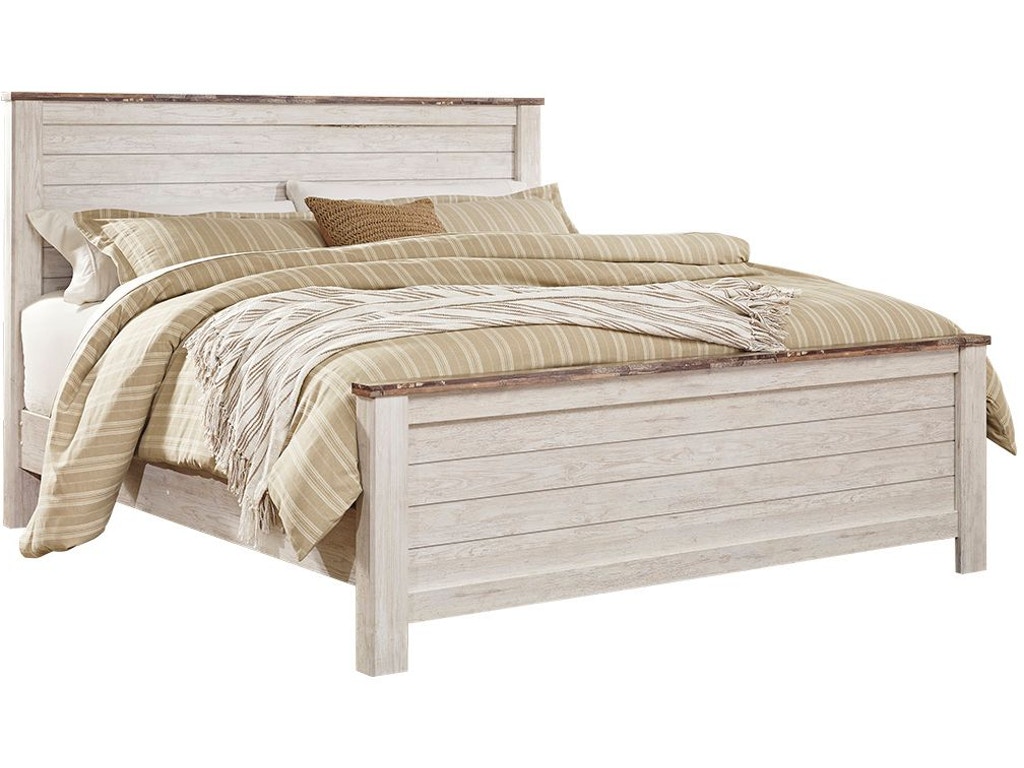 Signature Design By Ashley B267-99 Willowton King Size Bed ...