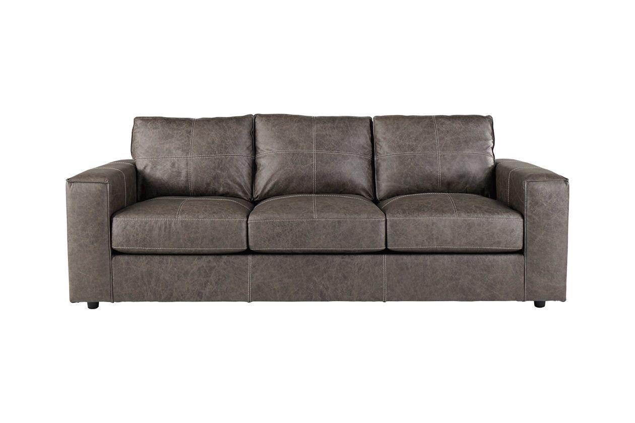 Trembolt Smoke Leather Sofa