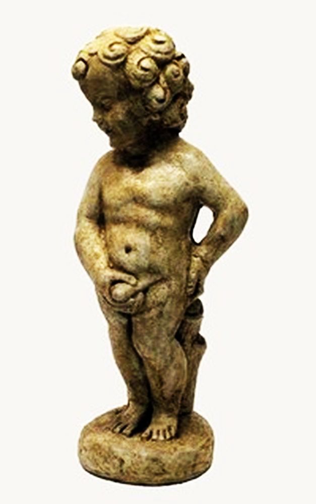 Athens Stonecasting 09043513BU Belgium Boy Statue at Sutherlands