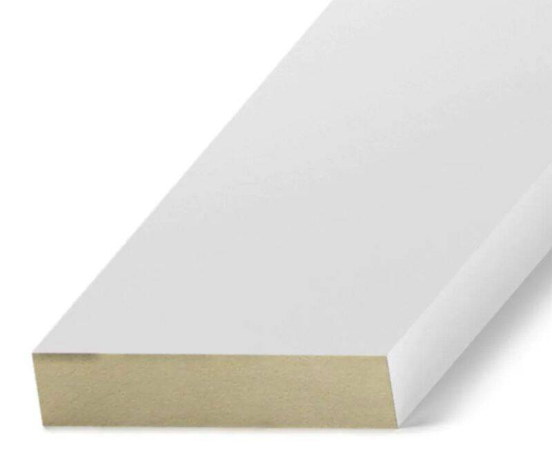 Builders Choice F36010208 1Inch X 2Inch X 8Foot Primed MDF E2E Board