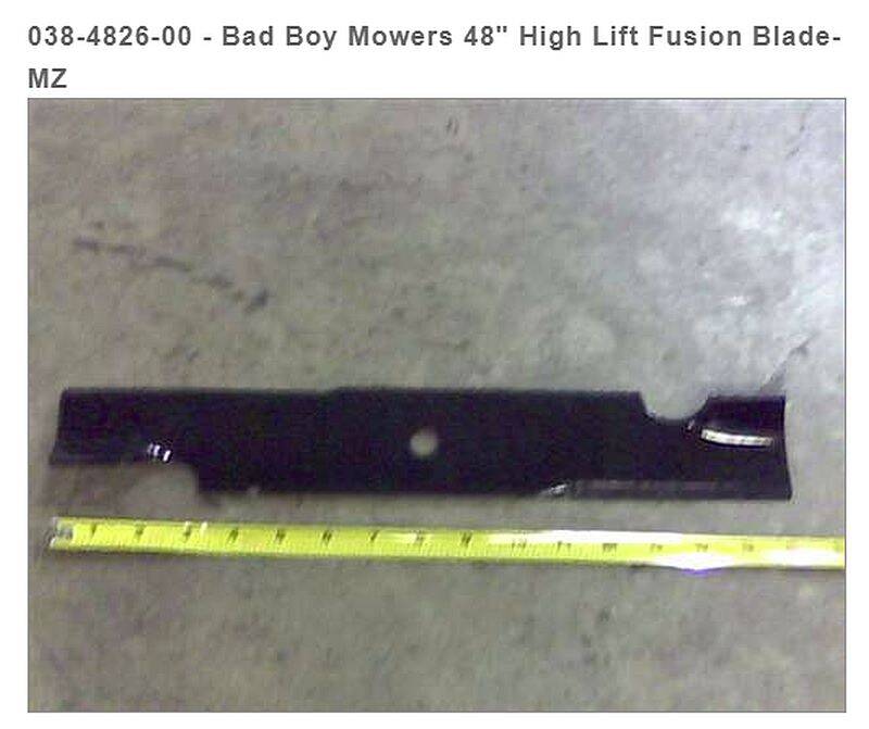 3 Pack USA Made XHT HD Mulching Blades For 48" Decks - Fits Bad Boy 038-4820-00, Gravely 04919100