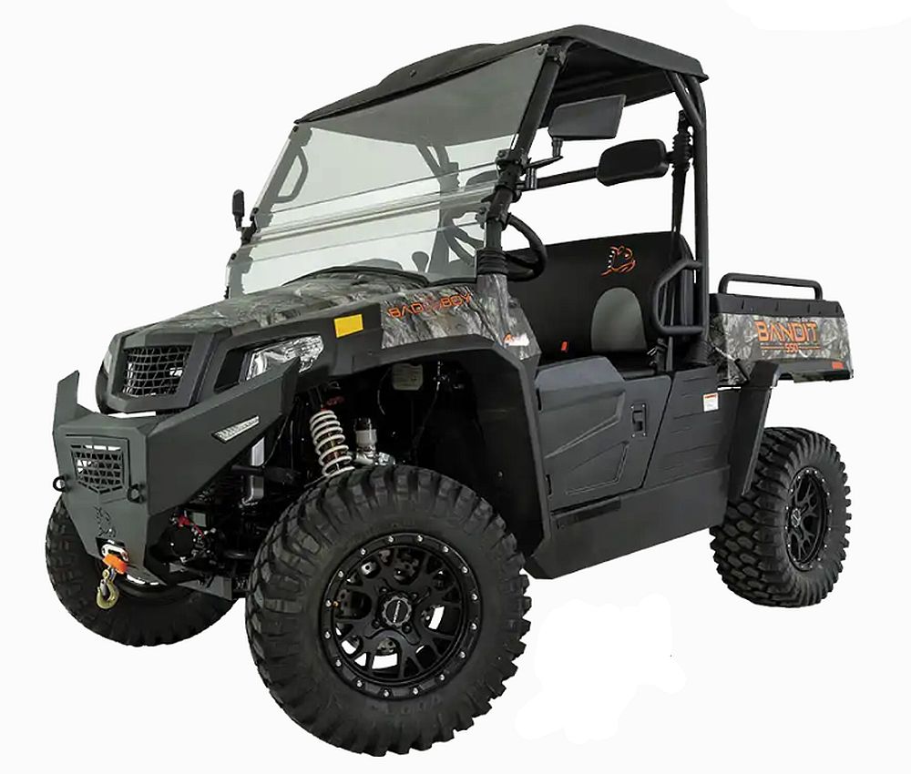 BAD BOY MOWERS BANDIT550CAMO Camo Bandit 2Seater 4WD UTV With A 545cc Engine at Sutherlands