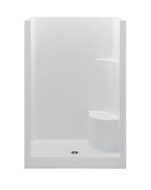 Aquatic 14830SR 48 x 34 x 72-Inch White 1-Piece Shower ...