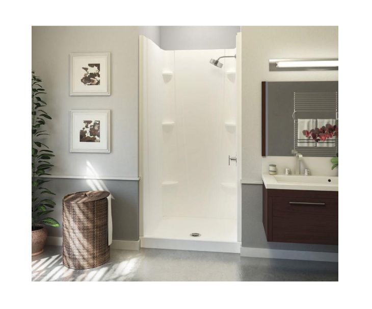 AQUATIC 3232CSAW 32 x 32 x 76Inch White Shower Stall at Sutherlands