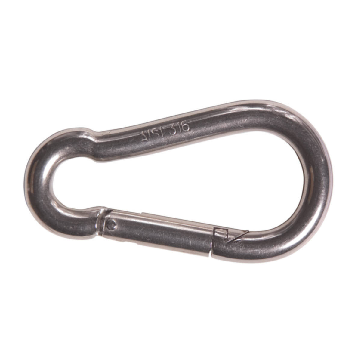 SNAP HOOK - STAINLESS STEEL - 3/16