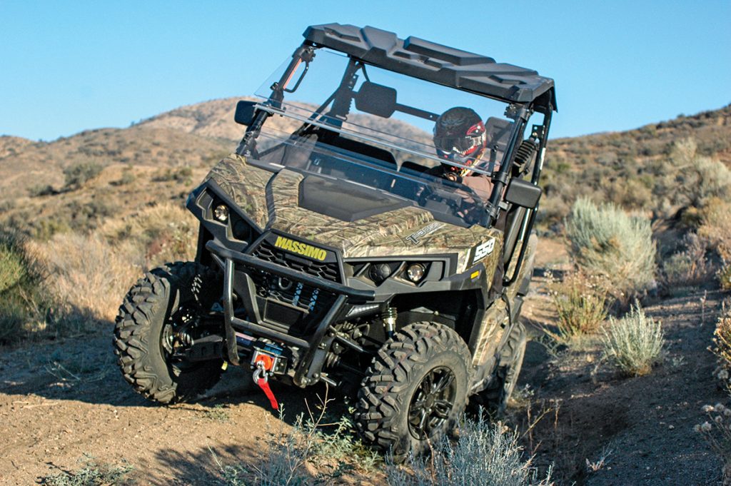 Bennche TBOSS 550 Camouflage Utv With Roof, Winch And Windshield at Sutherlands