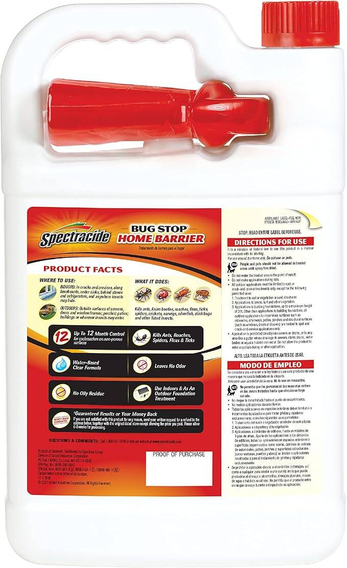 Spectracide HG-96098 1-Gallon Ready-To-Use Bug Stop Home Barrier at ...