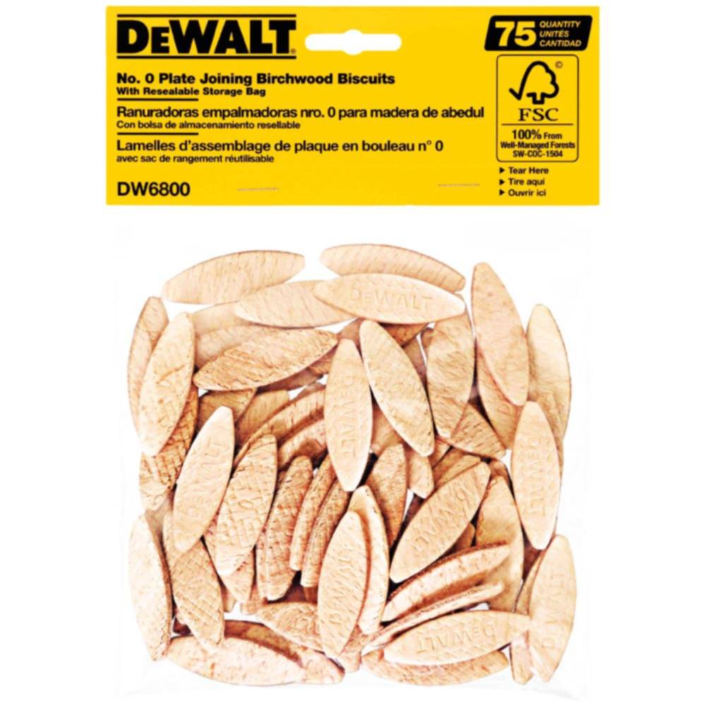 DEWALT #0 Size Joining Biscuits (75 Count) DEWALT #0 Size Joining Biscuits (75 Count)