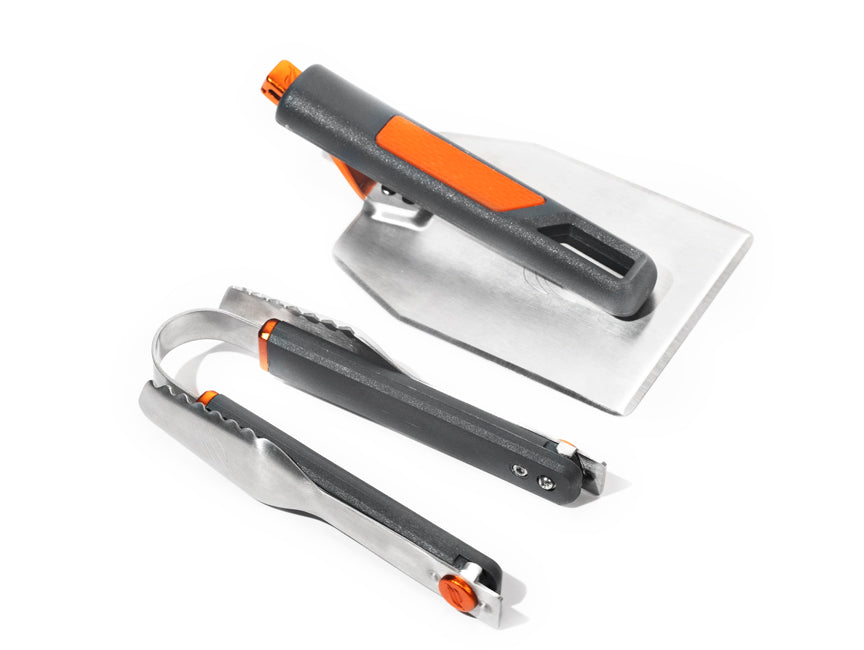 BLACKSTONE 5294 Adventure Ready 2Piece Cooking Set With Folding Tongs