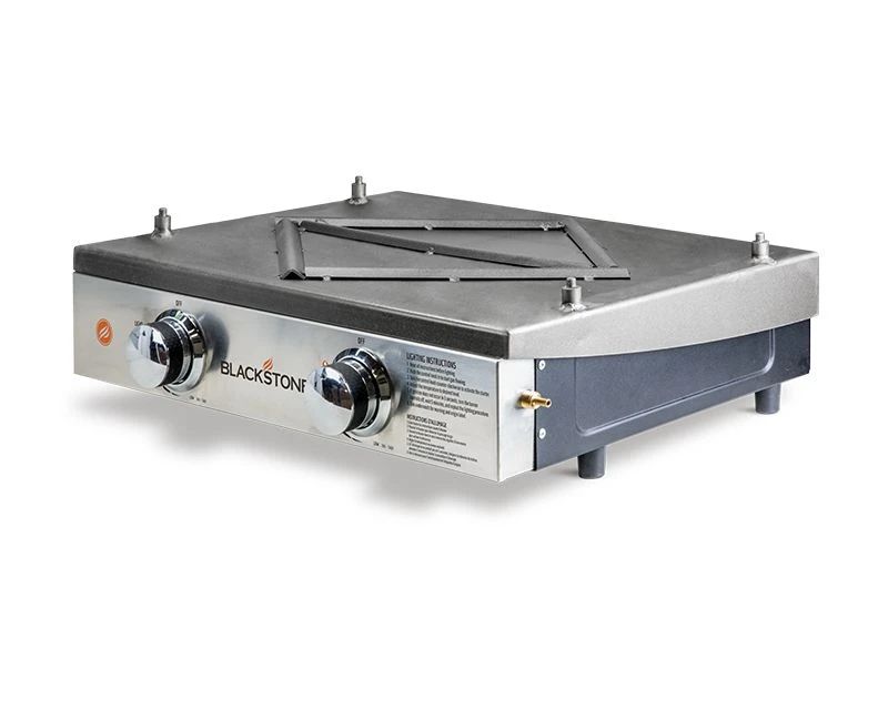 BLACKSTONE 1666 22Inch 2Burner Gas Tabletop Griddle With Stainless