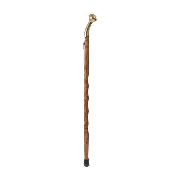 Brazos 502 3000 0248 37 Inch Tan Twisted Oak Crook Neck Walking Cane At Sutherlands 6013