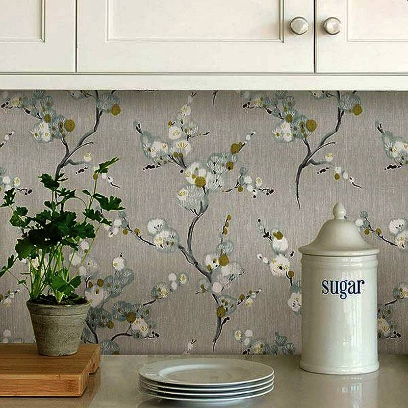 NUWALLPAPER NU2679 20.5Inch X 18Foot Roll Gray Mirei Peel And Stick