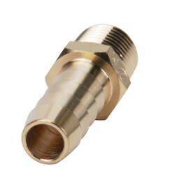 B & K BHB-293NLB ProLine Series 3/8-Inch Barb X 1/4-Inch MIP, Brass ...