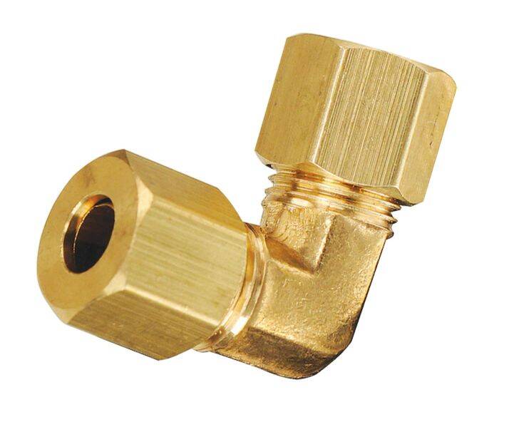 B & K CP-14NLB ProLine Series 1/4-Inch Compression x 1/4-Inch Compression,  Brass, 90-Degree, Female Elbow Fitting at Sutherlands