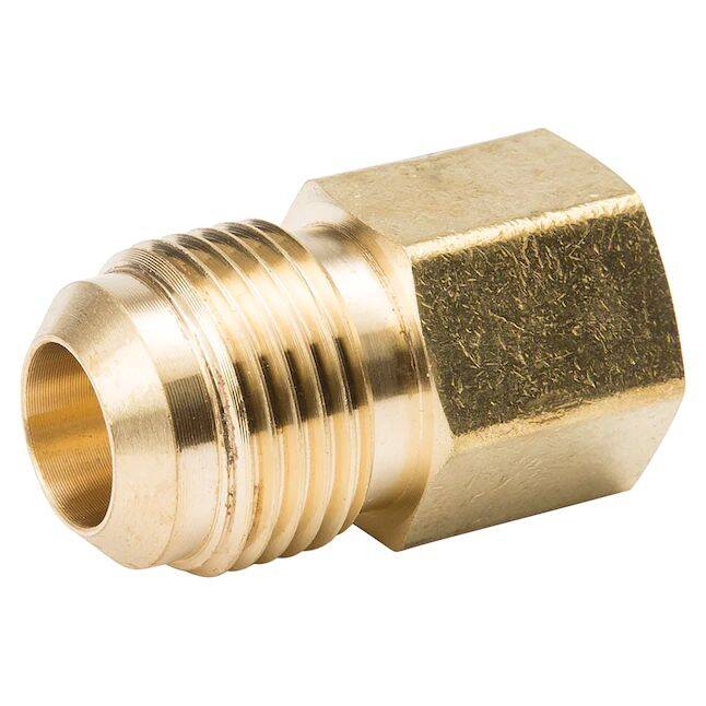 B & K FL274B ProLine Series 1/2Inch Flare X 3/8Inch FIP Flare Brass