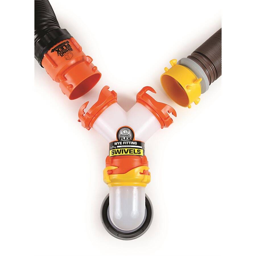 RHINO 39812 RhinoFLEX Wye Rv Sewer Hose Fitting at Sutherlands
