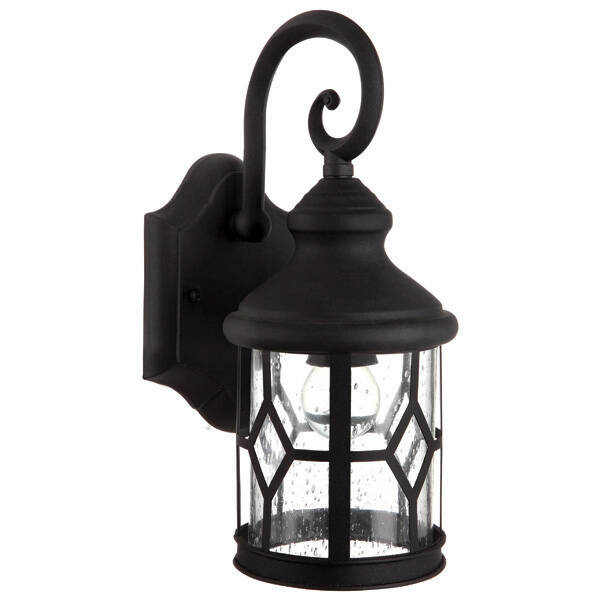 Harmonized Home by Canarm® IOL208BK 1-Light 13-Inch Black And Seeded ...