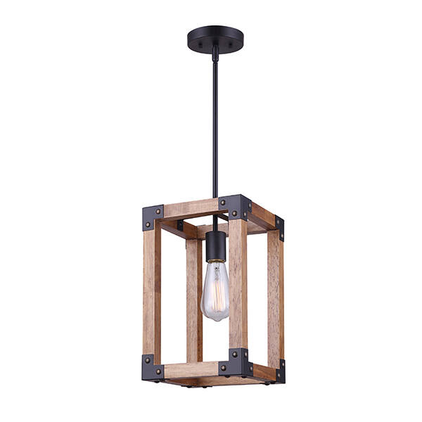 Harmonized Home by Canarm® IPL756A01BKW 8 x 16 To 64Inch 1Light Matte