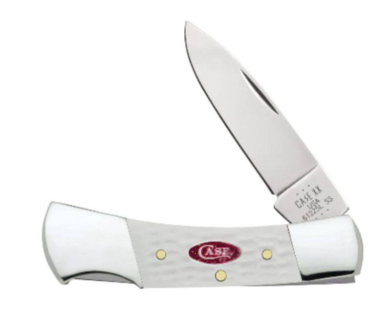 CASE 60199 SparXX White Synthetic Standard Jig Lockback