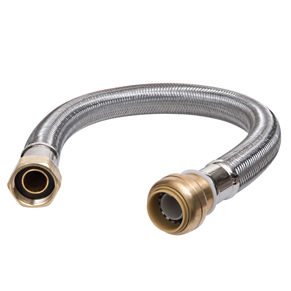 thumbnail image 2 of Mikikit 3/4 Inch Stainless Steel Water Heater Hose - Flexible Corrugated 304 Steel Connection Pipe For Plumbing 2 of 10