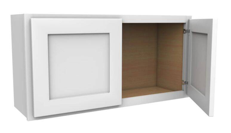 CNC L10-3618 36-Inch X 18-Inch, Luxor, White, Wall Cabinet at Sutherlands