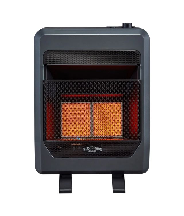 Bluegrass Living B20TNIRBB 20,000 Btu Natural Gas Vent Free Infrared