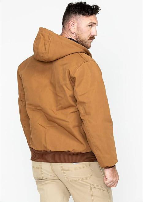 Carhartt® 106673 Active Jac Carhartt Brown 3-Warmest Rated Flannel