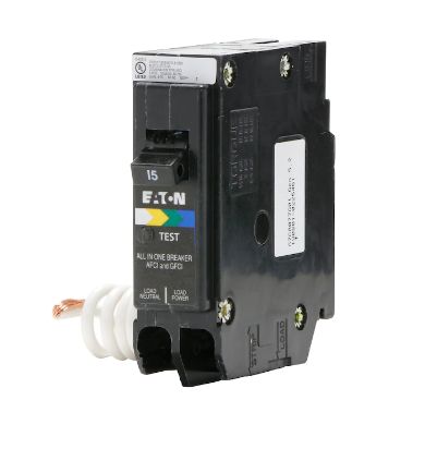 EATON BRN115A1CS Br 15 Amp All In One Af/Gf Breaker at Sutherlands