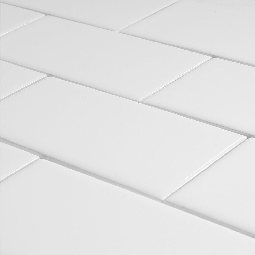 Largo White Subway Tile At Sutherlands, Daltile Subway Tile