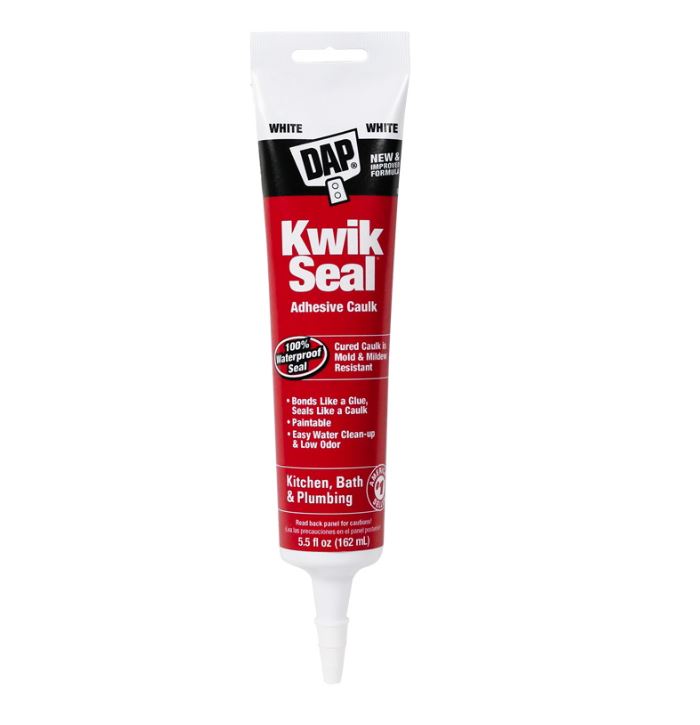 DAP® 18008 5.5 Fl. Oz. Clear Kwik Seal Kitchen And Bath Adhesive Caulk