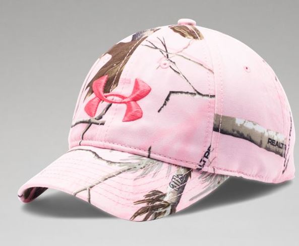 pink under armour cap