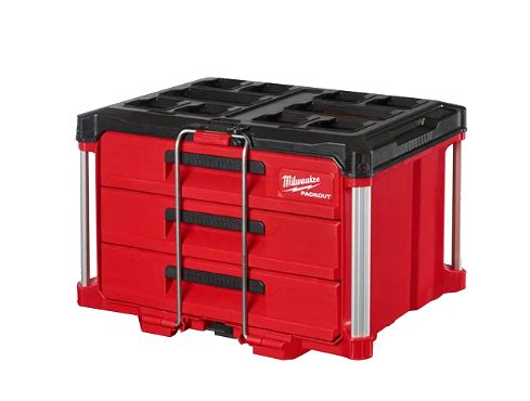 Milwaukee® 48-22-8443 PACKOUT™ 3-Drawer Tool Box at Sutherlands