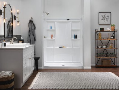 DELTA B12205-6032-WH 60-Inch X 32-Inch Shower Wall White - Classic