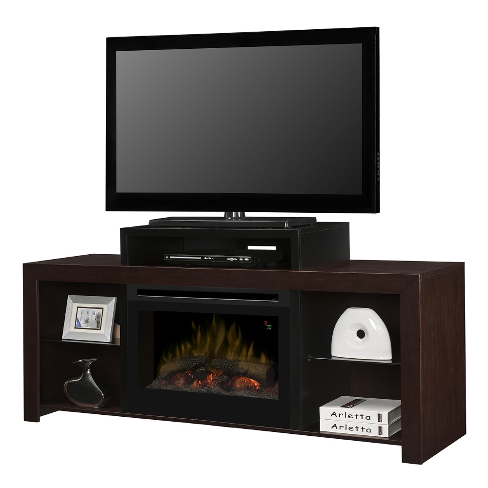 Dimplex DM251441H Media Console With 25Inch Electric Firebox at